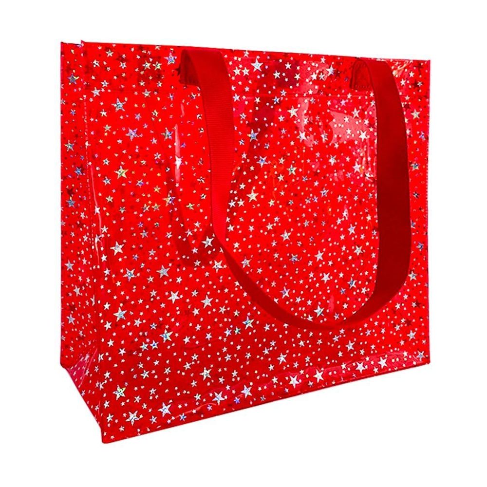 Toteprint 1Pcs Clear Printed Star Handbag Versatile Waterproof, Embossed Star X